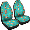 Monkey Banana Design Themed Print Universal Fit Car Seat Covers