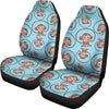 Monkey Cute Design Themed Print Universal Fit Car Seat Covers