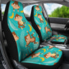 Monkey Happy Design Themed Print Universal Fit Car Seat Covers