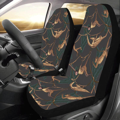 Monkey Pattern Print Design 02 Car Seat Covers (Set of 2)-JORJUNE.COM