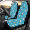 Monkey Pattern Print Design 05 Car Seat Covers (Set of 2)-JORJUNE.COM