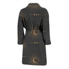 Moon Boho Pattern Print Design 02 Men Bathrobe-JORJUNE.COM