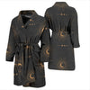 Moon Boho Pattern Print Design 02 Men Bathrobe-JORJUNE.COM