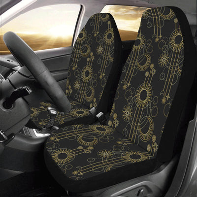 Moon Boho Style Pattern Print Design 01 Car Seat Covers (Set of 2)-JORJUNE.COM