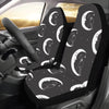 Moon with Cat Pattern Print Design 04 Car Seat Covers (Set of 2)-JORJUNE.COM