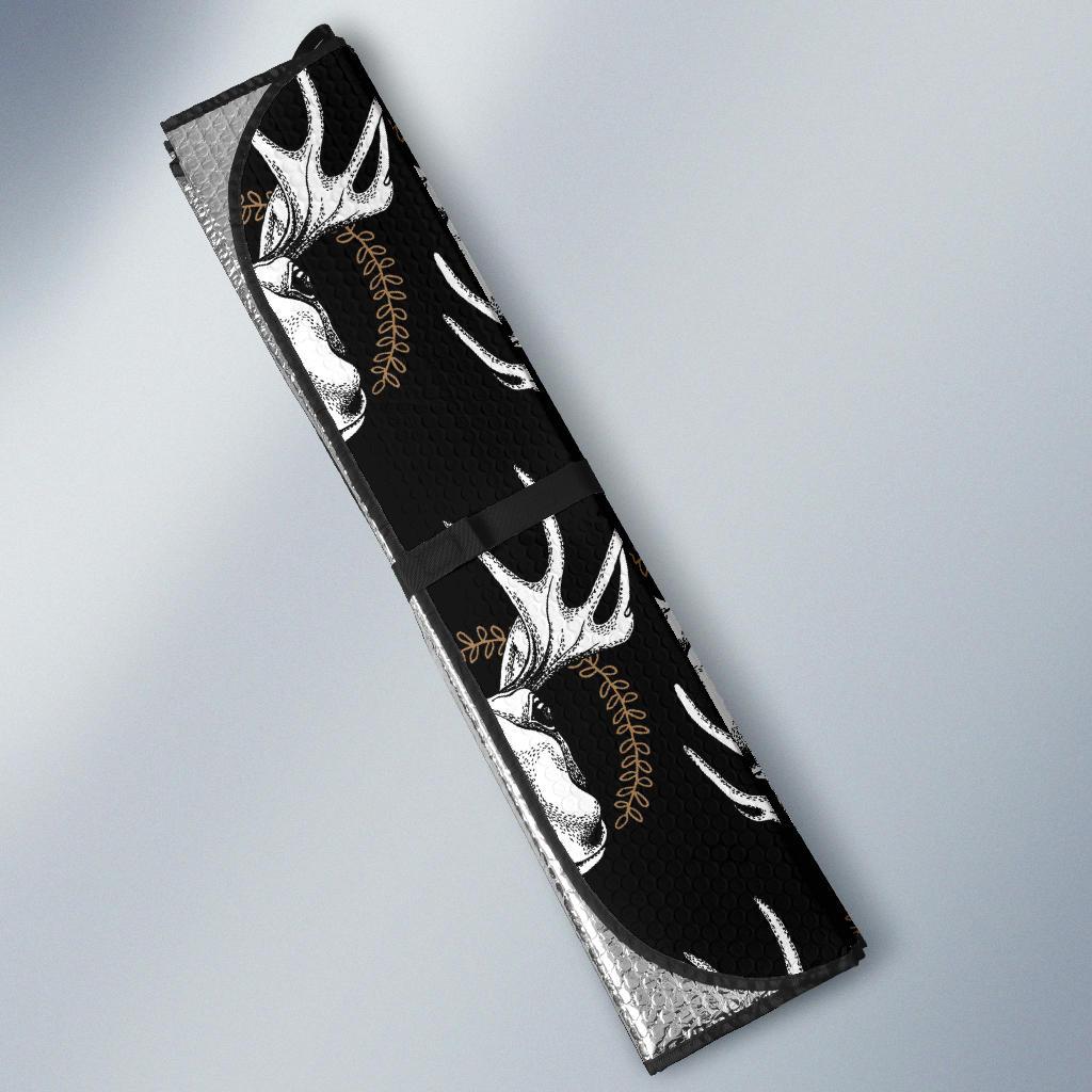 Moose Pattern Print Design 02 Car Sun Shades-JORJUNE.COM