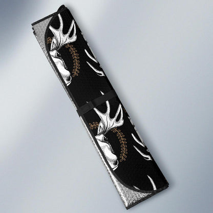 Moose Pattern Print Design 02 Car Sun Shades-JORJUNE.COM