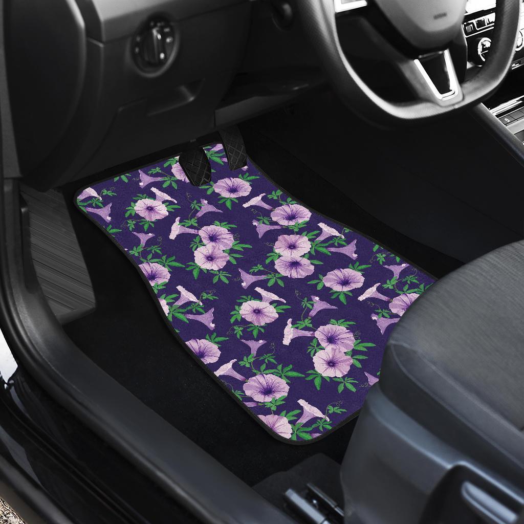 Morning Glory Pattern Print Design MG01 Car Floor Mats-JORJUNE.COM