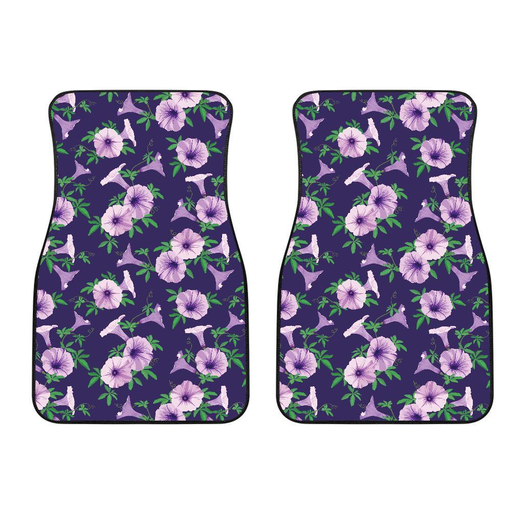 Morning Glory Pattern Print Design MG01 Car Floor Mats-JORJUNE.COM