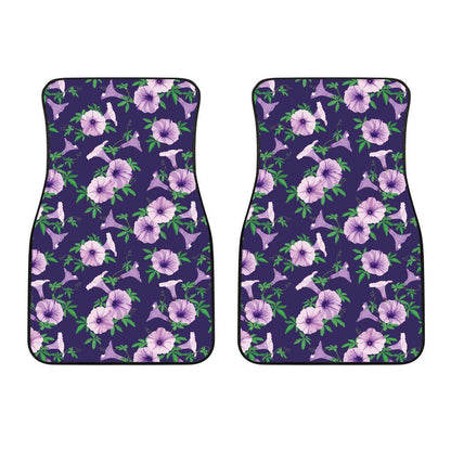 Morning Glory Pattern Print Design MG01 Car Floor Mats-JORJUNE.COM