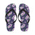 Morning Glory Pattern Print Design MG01 Flip Flops-JorJune