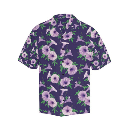 Morning Glory Pattern Print Design MG01 Men Hawaiian Shirt-JorJune