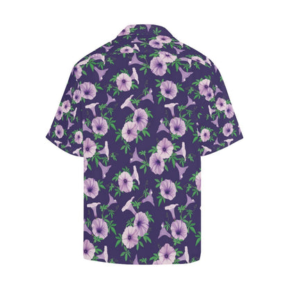 Morning Glory Pattern Print Design MG01 Men Hawaiian Shirt-JorJune