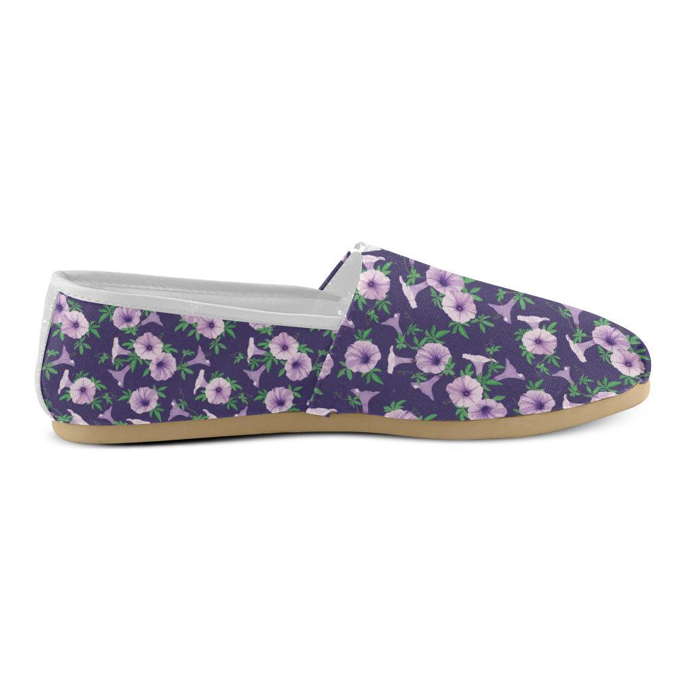 Morning Glory Pattern Print Design MG01 Women Casual Shoes-JorJune.com