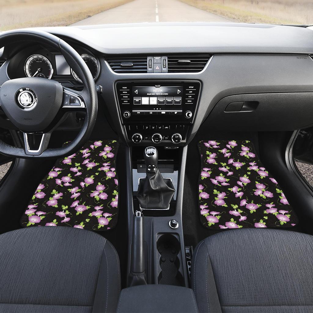Morning Glory Pattern Print Design MG02 Car Floor Mats-JORJUNE.COM