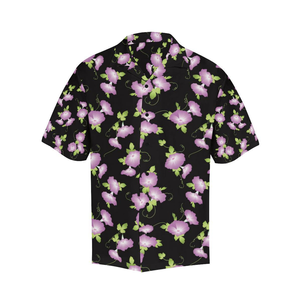 Morning Glory Pattern Print Design MG02 Men Hawaiian Shirt-JorJune