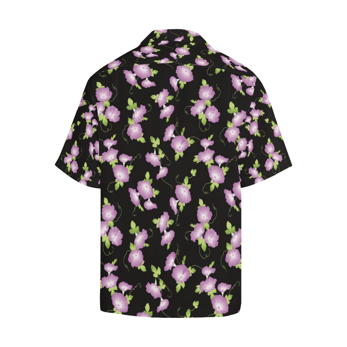 Morning Glory Pattern Print Design MG02 Men Hawaiian Shirt-JorJune