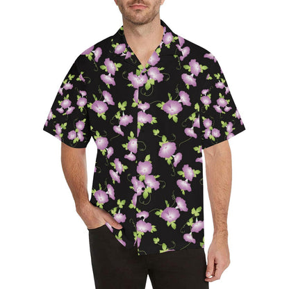 Morning Glory Pattern Print Design MG02 Men Hawaiian Shirt-JorJune