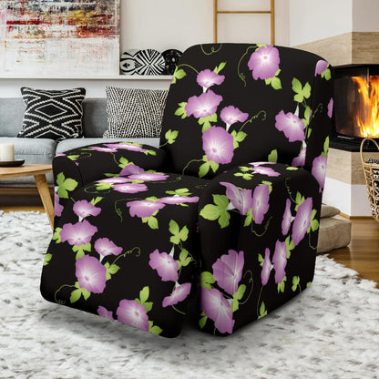 Morning Glory Pattern Print Design MG02 Recliner Slipcover-JORJUNE.COM