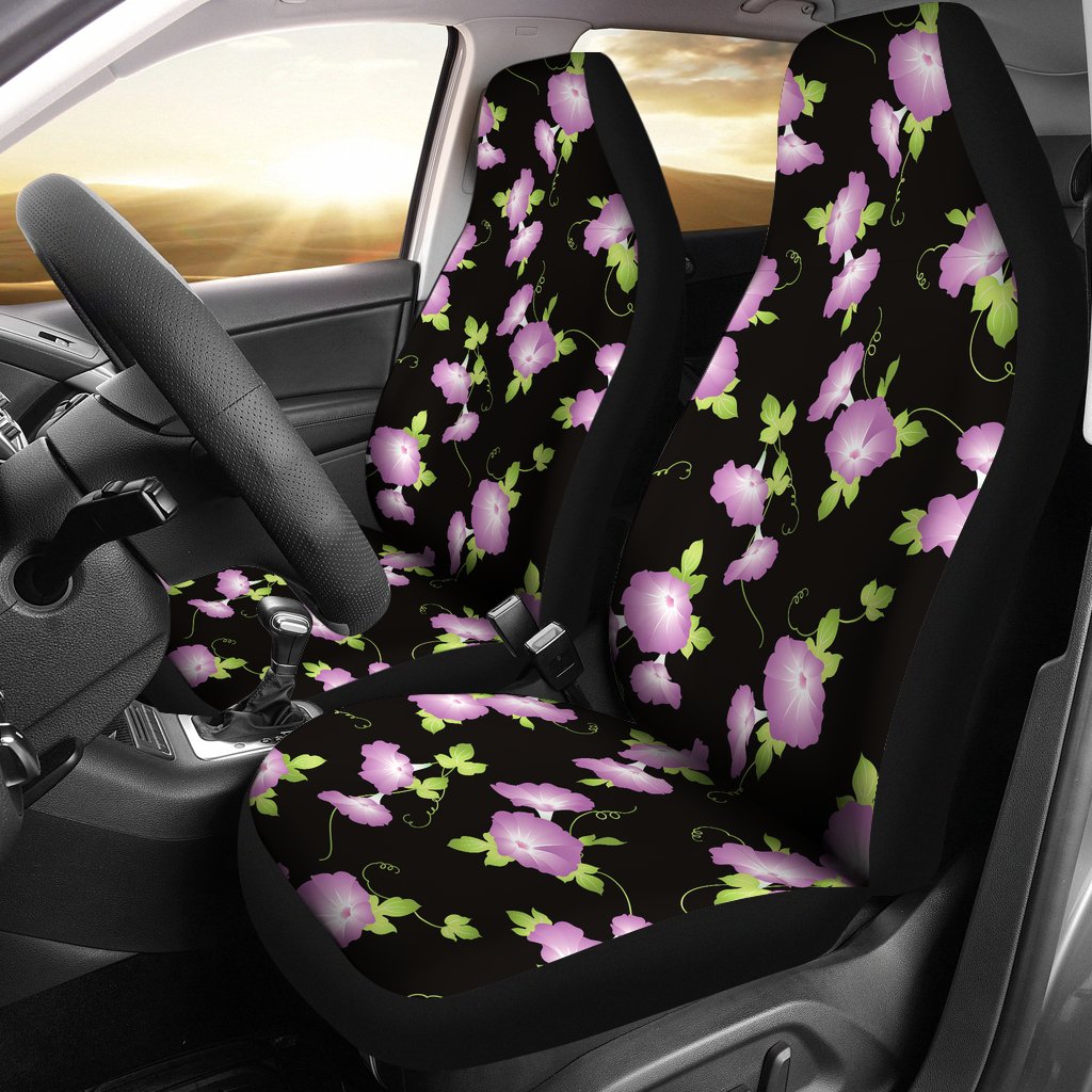 Morning Glory Pattern Print Design MG02 Universal Fit Car Seat Covers-JorJune