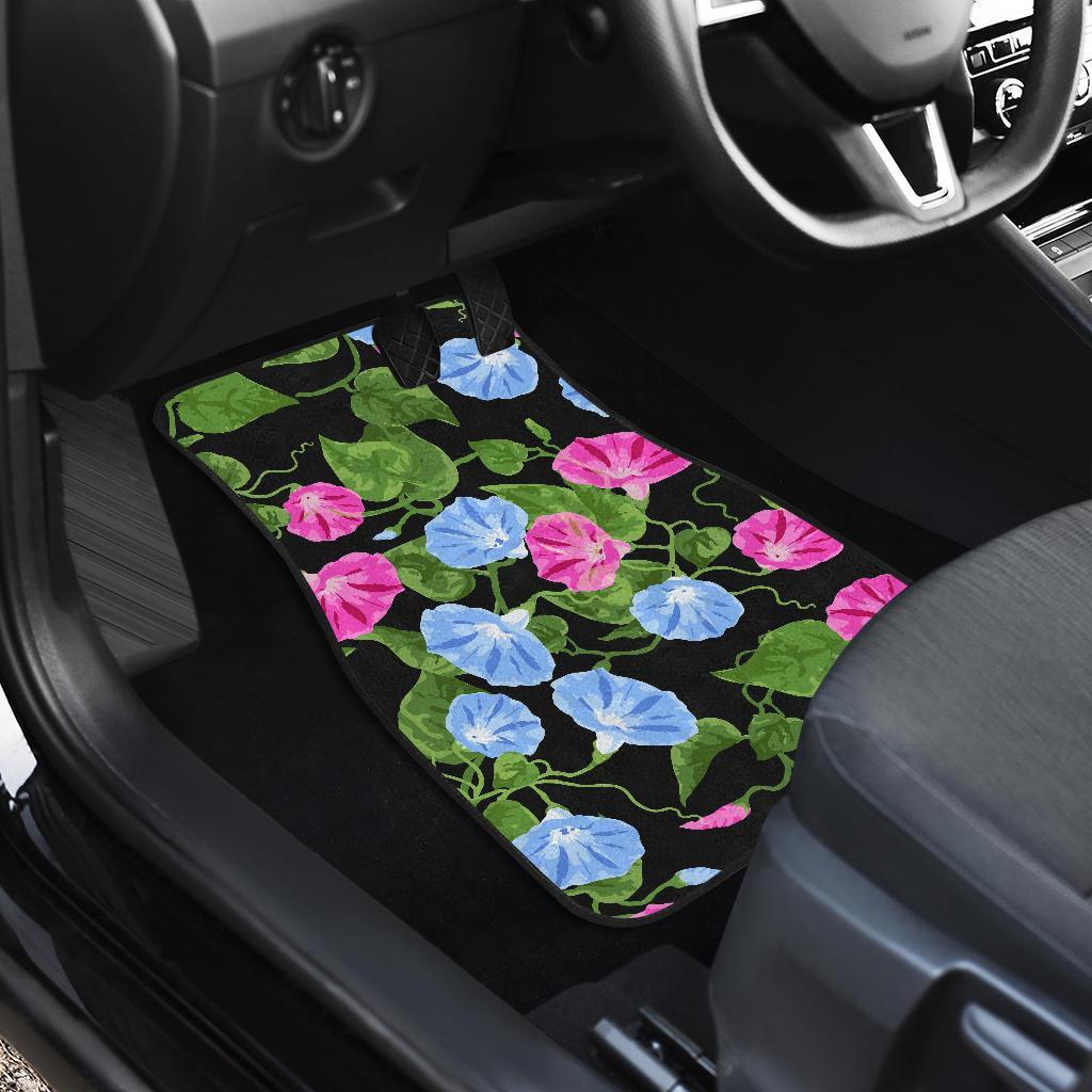 Morning Glory Pattern Print Design MG04 Car Floor Mats-JORJUNE.COM