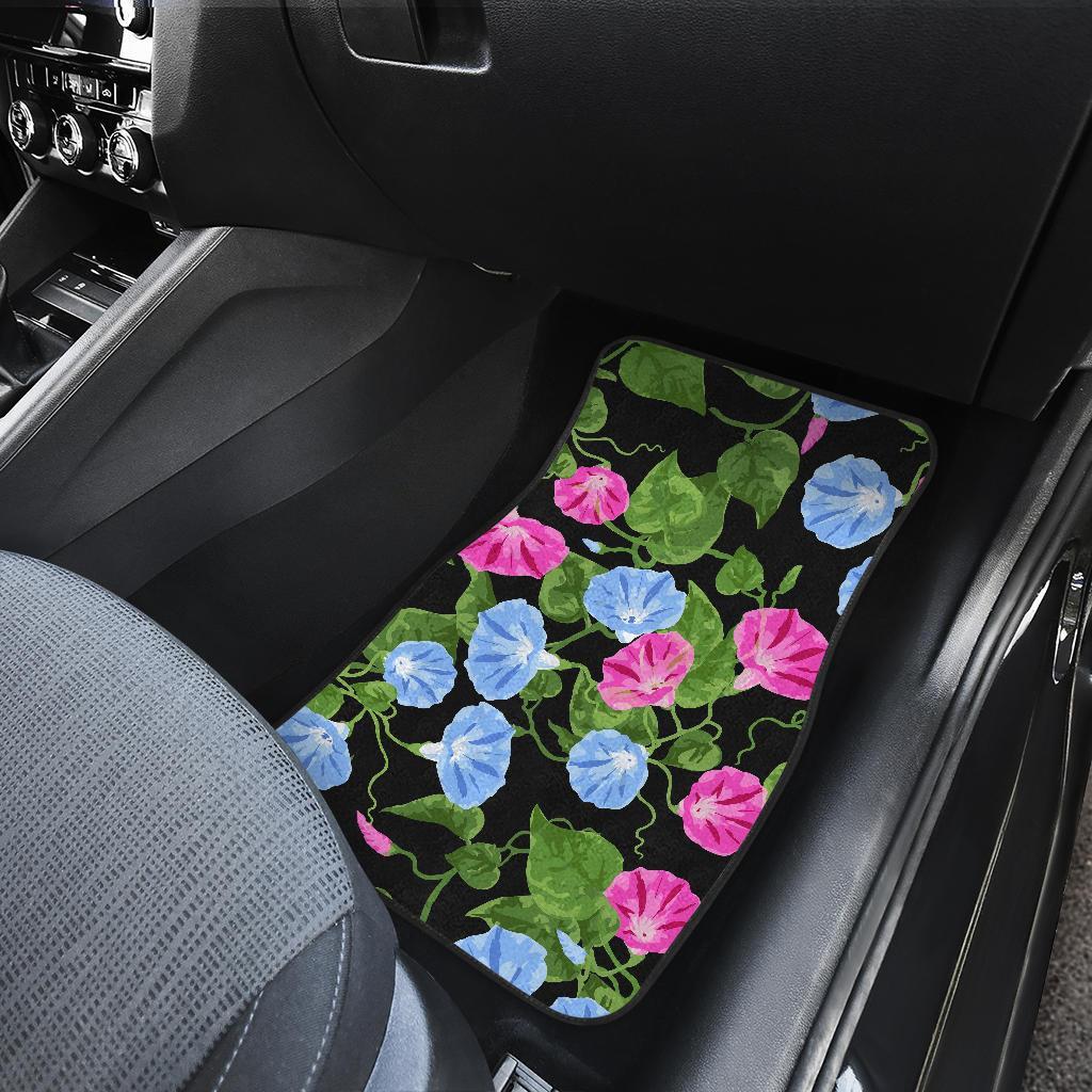 Morning Glory Pattern Print Design MG04 Car Floor Mats-JORJUNE.COM