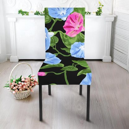 Morning Glory Pattern Print Design MG04 Dining Chair Slipcover-JORJUNE.COM