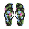 Morning Glory Pattern Print Design MG04 Flip Flops-JorJune