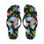 Morning Glory Pattern Print Design MG04 Flip Flops-JorJune