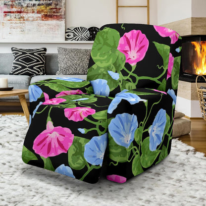 Morning Glory Pattern Print Design MG04 Recliner Slipcover-JORJUNE.COM