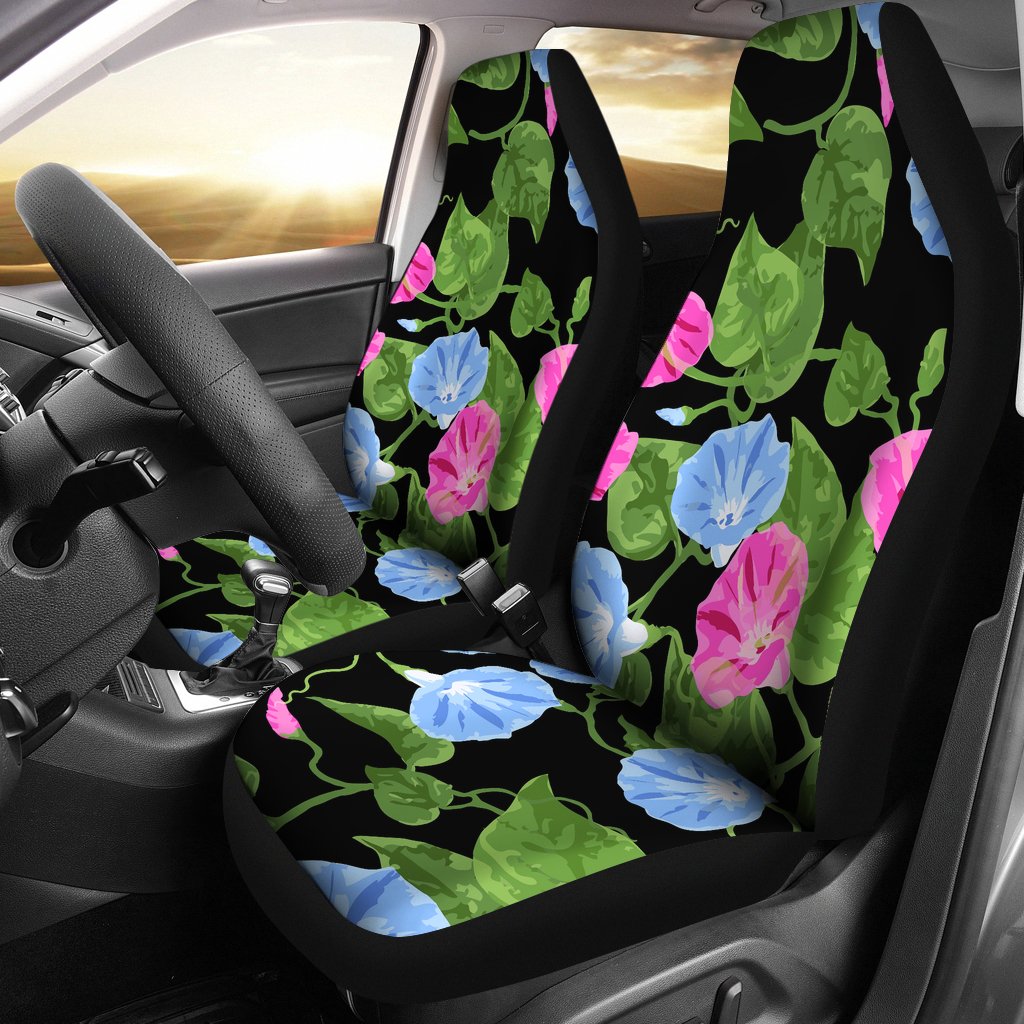 Morning Glory Pattern Print Design MG04 Universal Fit Car Seat Covers-JorJune