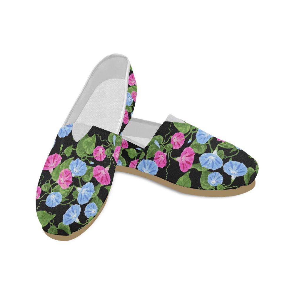 Morning Glory Pattern Print Design MG04 Women Casual Shoes-JorJune.com