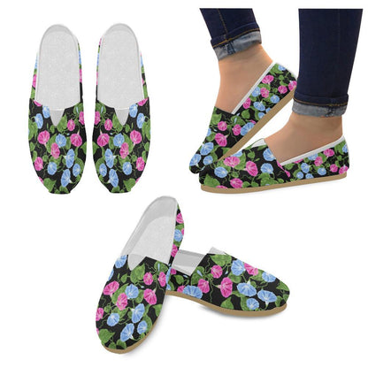 Morning Glory Pattern Print Design MG04 Women Casual Shoes-JorJune.com