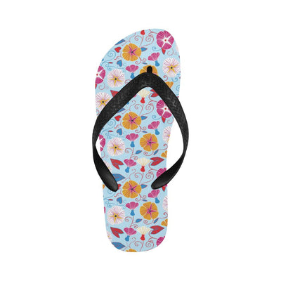 Morning Glory Pattern Print Design MG06 Flip Flops-JorJune