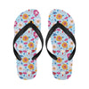 Morning Glory Pattern Print Design MG06 Flip Flops-JorJune