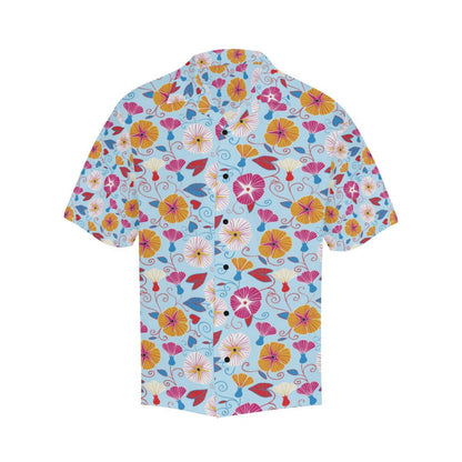 Morning Glory Pattern Print Design MG06 Men Hawaiian Shirt-JorJune