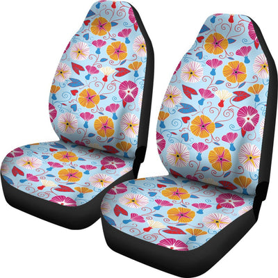 Morning Glory Pattern Print Design MG06 Universal Fit Car Seat Covers-JorJune