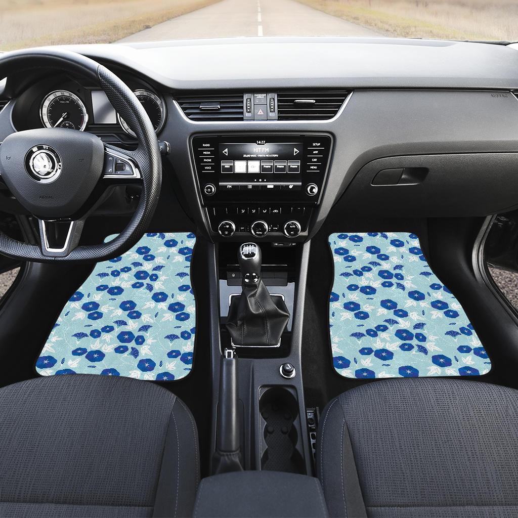 Morning Glory Pattern Print Design MG07 Car Floor Mats-JORJUNE.COM