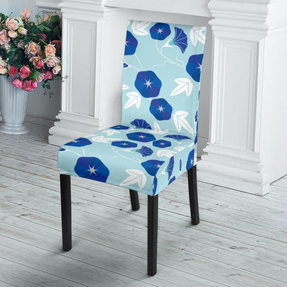 Morning Glory Pattern Print Design MG07 Dining Chair Slipcover-JORJUNE.COM