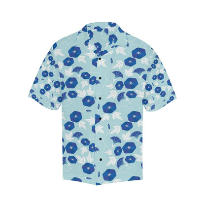 Morning Glory Pattern Print Design MG07 Men Hawaiian Shirt-JorJune