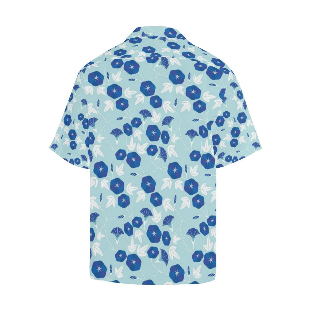 Morning Glory Pattern Print Design MG07 Men Hawaiian Shirt-JorJune