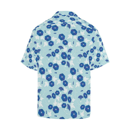 Morning Glory Pattern Print Design MG07 Men Hawaiian Shirt-JorJune