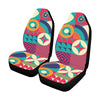 Mosaic Pattern Print Design 03 Car Seat Covers (Set of 2)-JORJUNE.COM