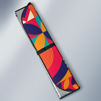 Mosaic Pattern Print Design 03 Car Sun Shades-JORJUNE.COM