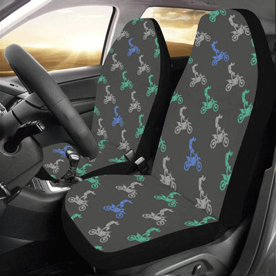 Motocross Pattern Print Design 02 Car Seat Covers (Set of 2)-JORJUNE.COM