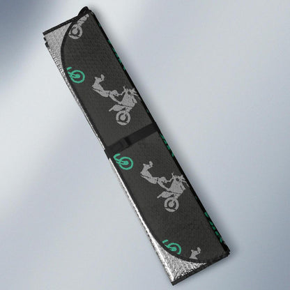 Motocross Pattern Print Design 02 Car Sun Shades-JORJUNE.COM