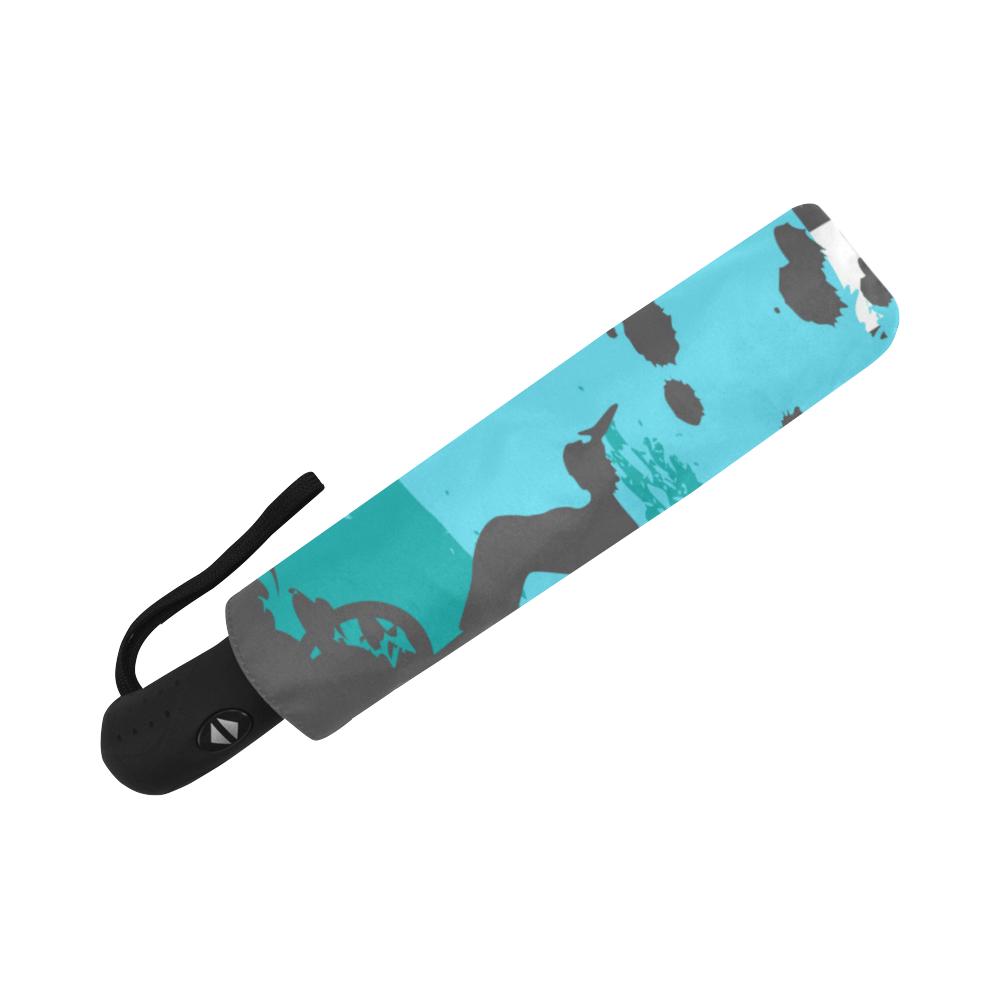 Mountain Bike Design Automatic Foldable Umbrella