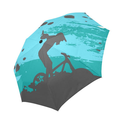 Mountain Bike Design Automatic Foldable Umbrella