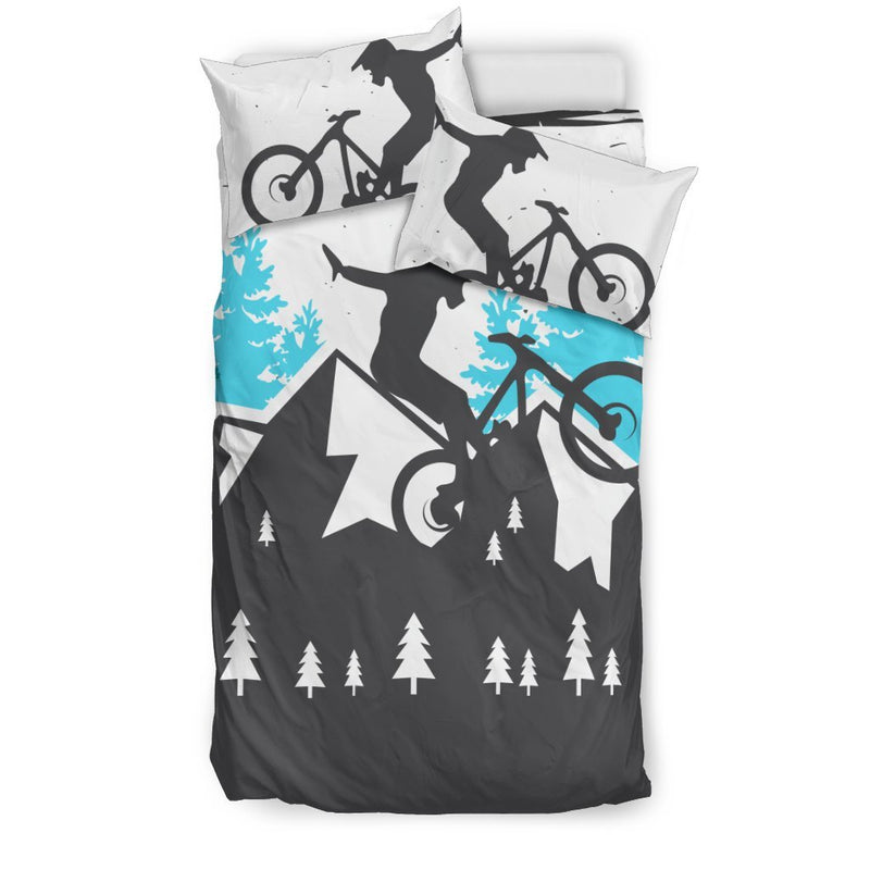 Mountain Bike Design Duvet Cover Bedding Set