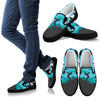 Mountain Bike Design Men Canvas Slip On Shoes